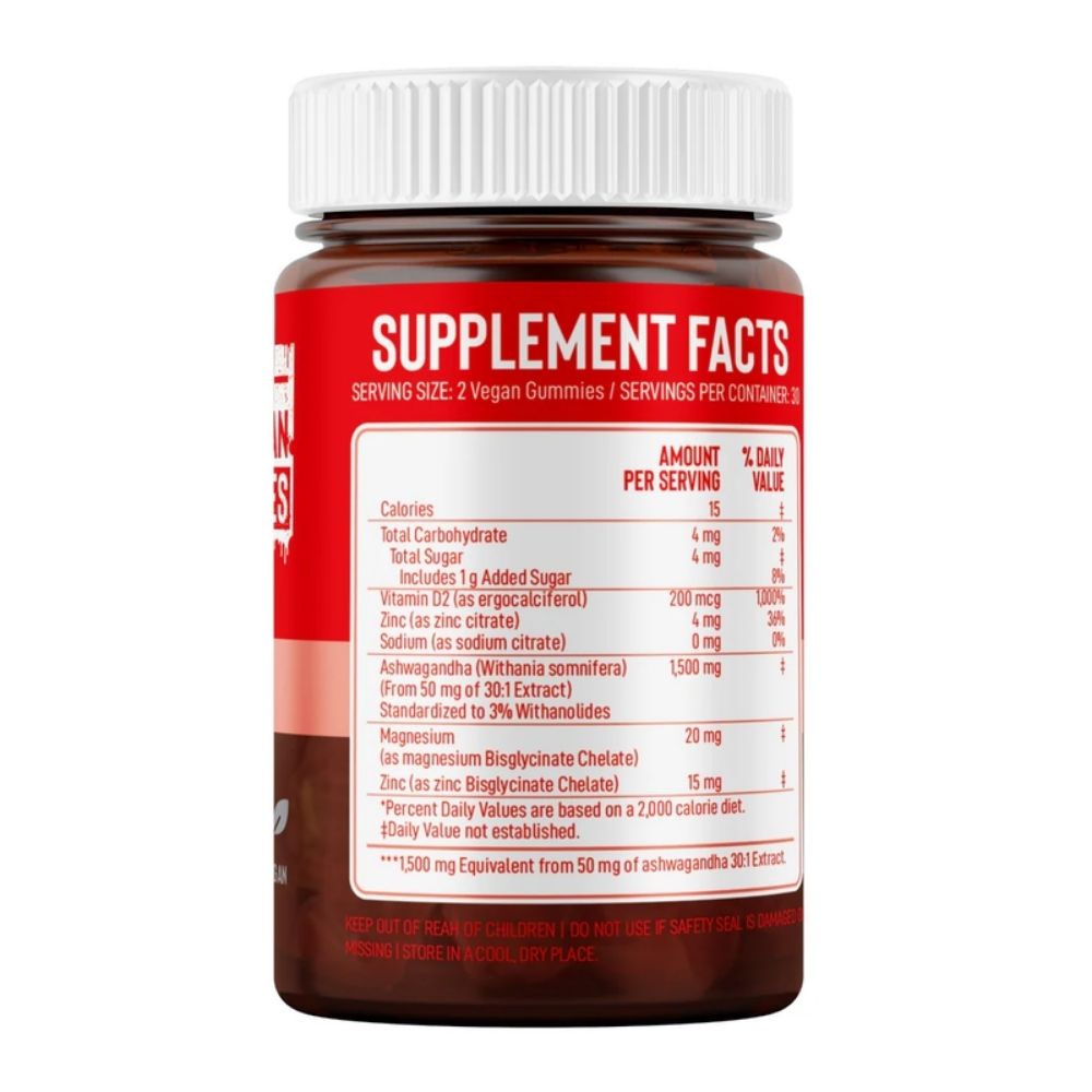 ASHWAGANDHA ANTI-HUMAN 60 GOMITAS