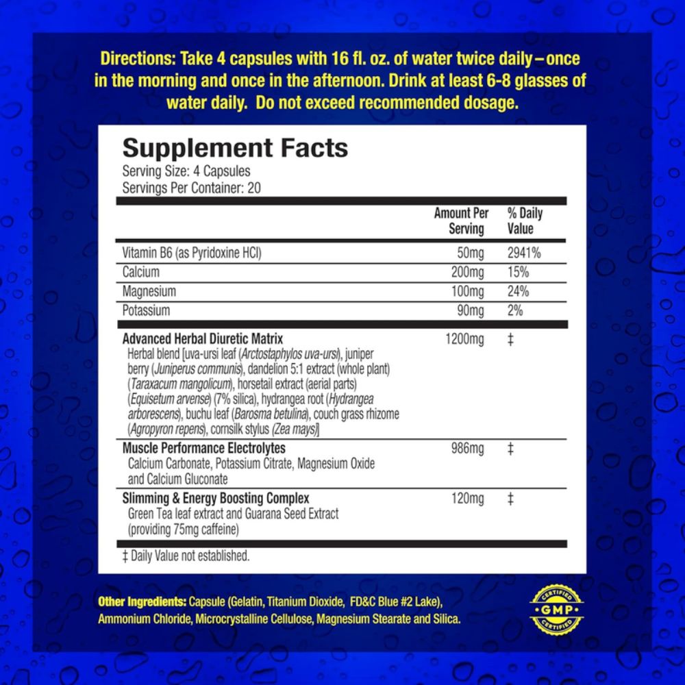 XPEL DIURETIC MAXIMUN STRENGHT 80 CAPSULAS MHP