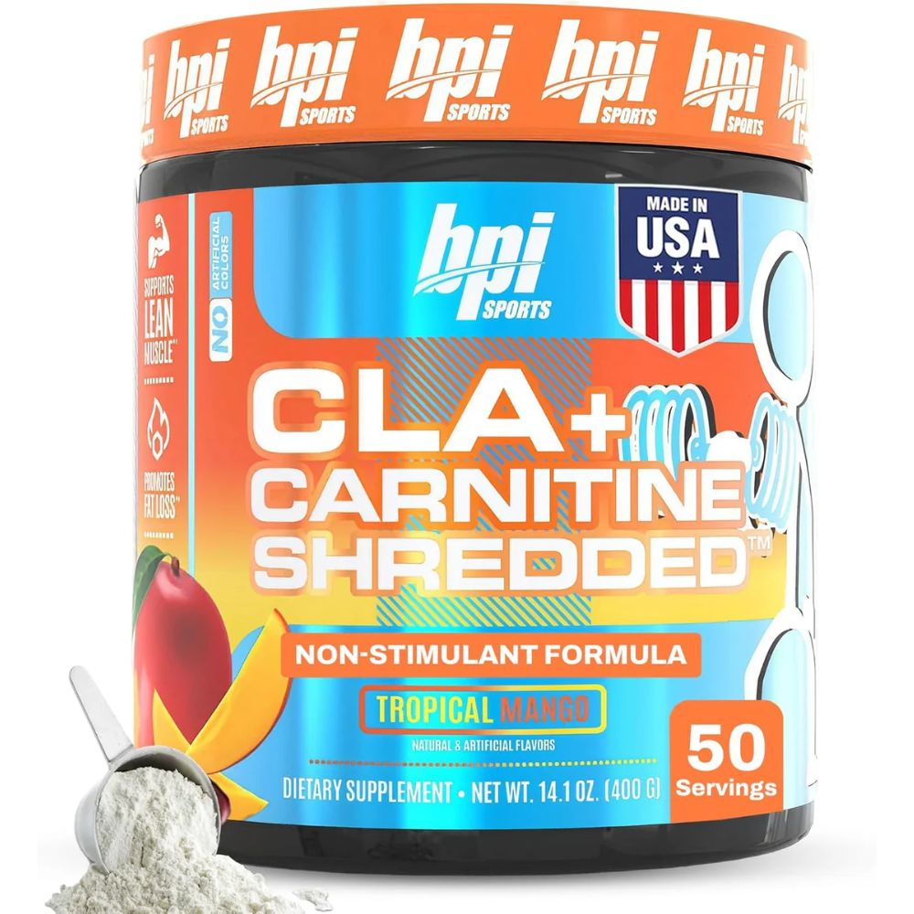 CLA+CARNITINE SHREDDED BPI SPORTS 50 SERVIDAS