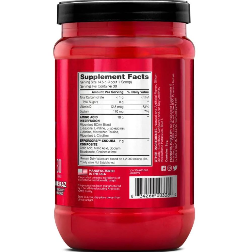 AMINO X BSN FINISH FIRST 30 SERVICIOS 15.3OZ BOTE