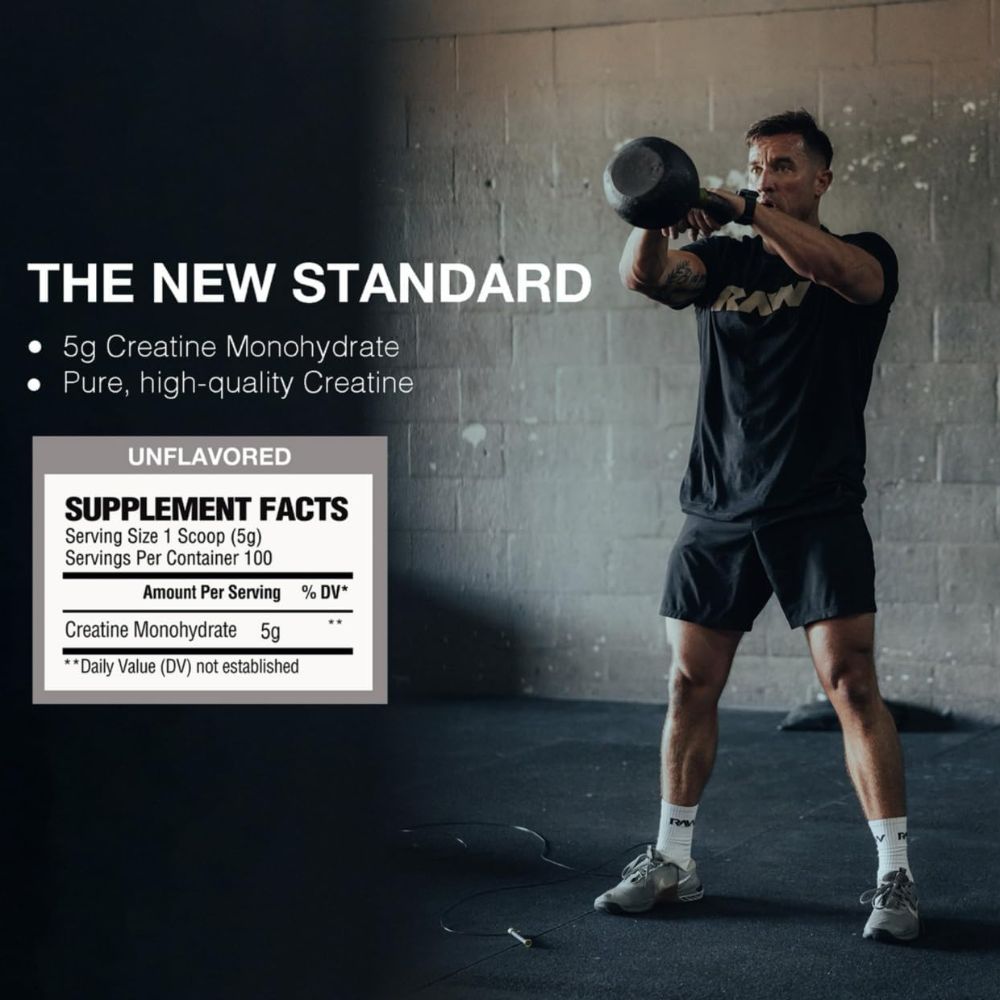 CREATINE MONOHYDRATE RAW 100SERVS