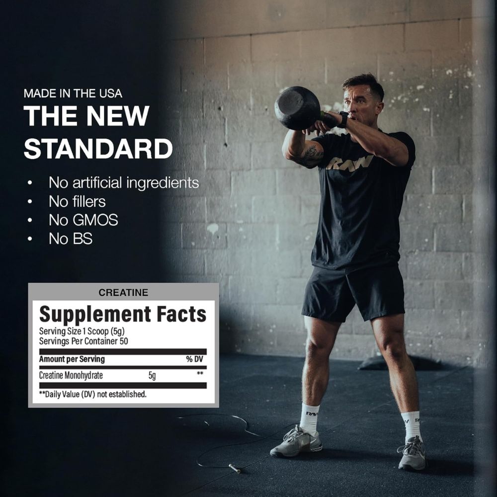 CREATINE MONOHYDRATE RAW 50SERVS