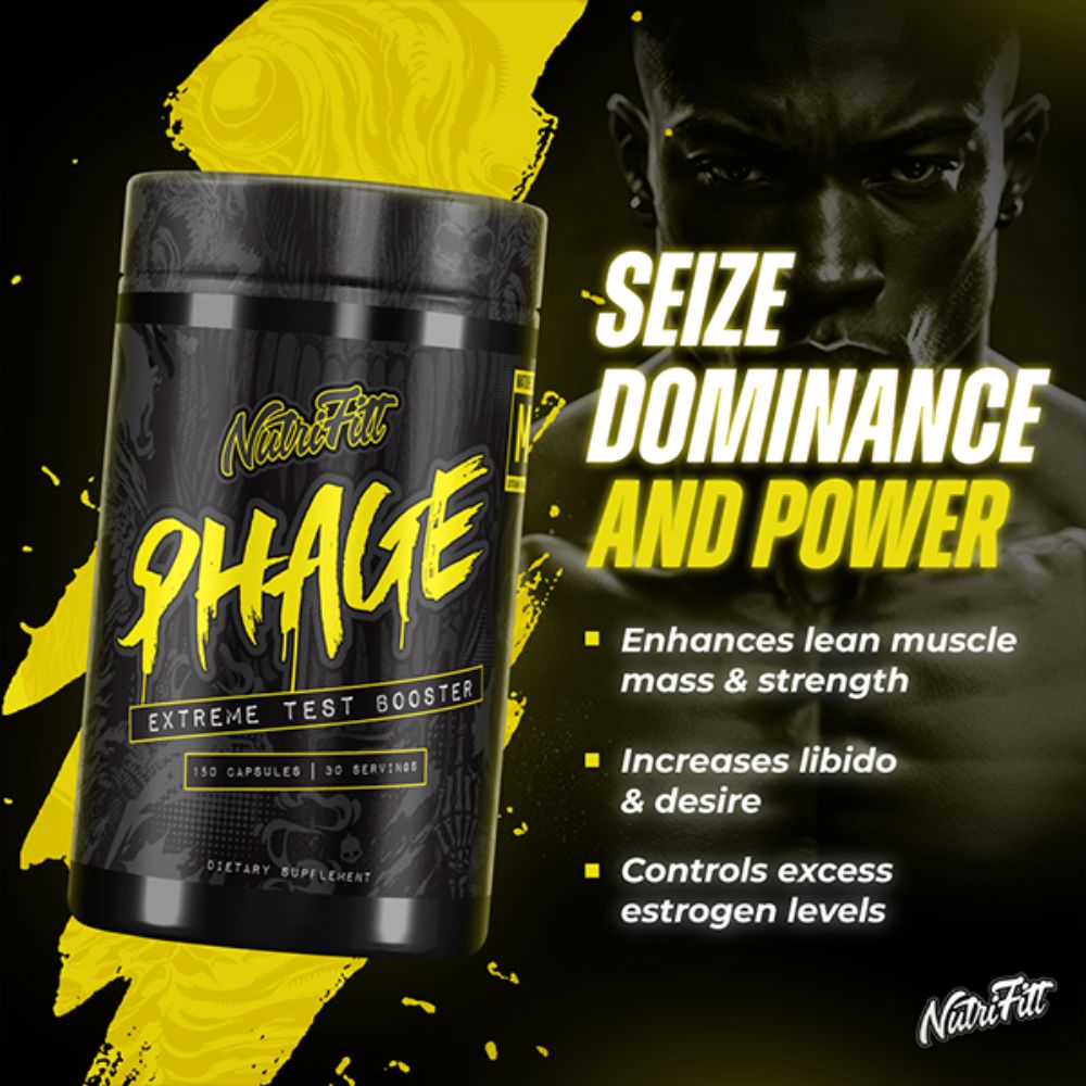 PHAGE EXTREME TEST BOOSTER NUTRIFITT 150 CAPS. (30 SERVIDAS)
