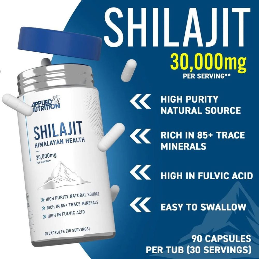 SHILAJIT APPLIED NUTRITION 90 CAPSULAS