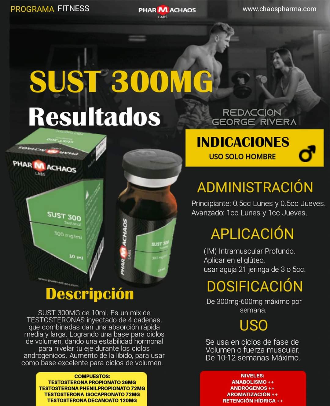 SUST 300 PHARMA CHAO