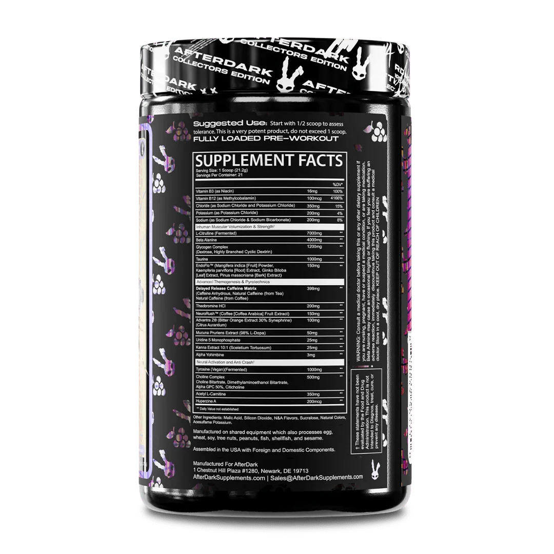 PRE-WORKOUT VOID AFTERDARCK 21 SERVIDAS 470GRS. (16.58OZ.)