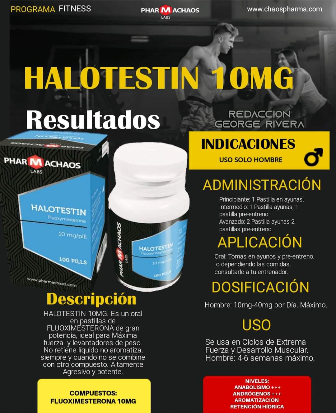 HALOTESTIN PHARMA CHAOS
