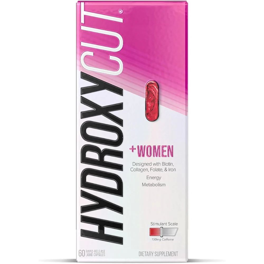 QUEMADOR HYDROXYCUT +WOMEN MUSCLETECH 60 CAPSULAS 30G