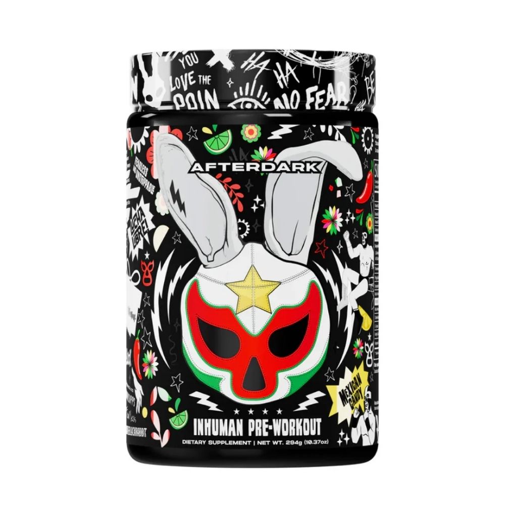 PRE-WORKOUT AFTERDARK- INHUMAN 21 SERVICIOS MEXICAN CANDY
