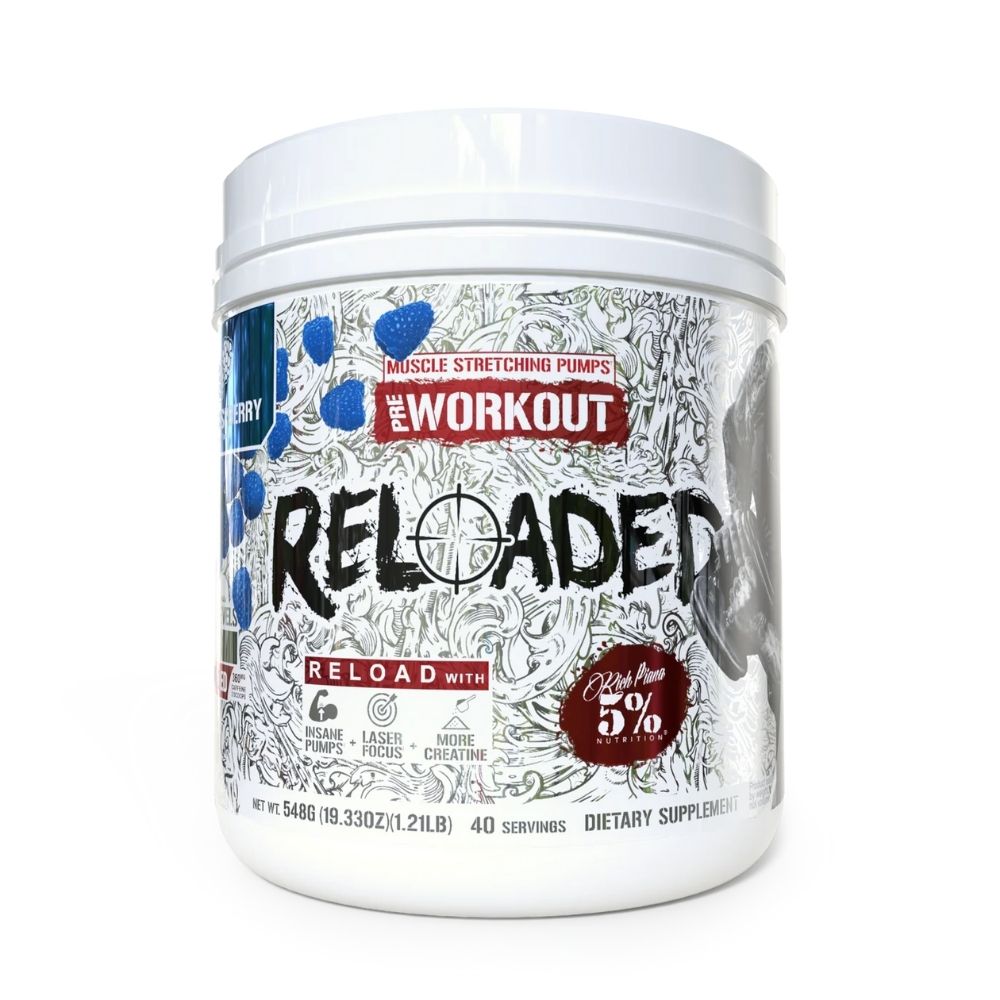PRE-WORKOUT RELOADED RICH PIANA 5% 20/40 SERVIDAS