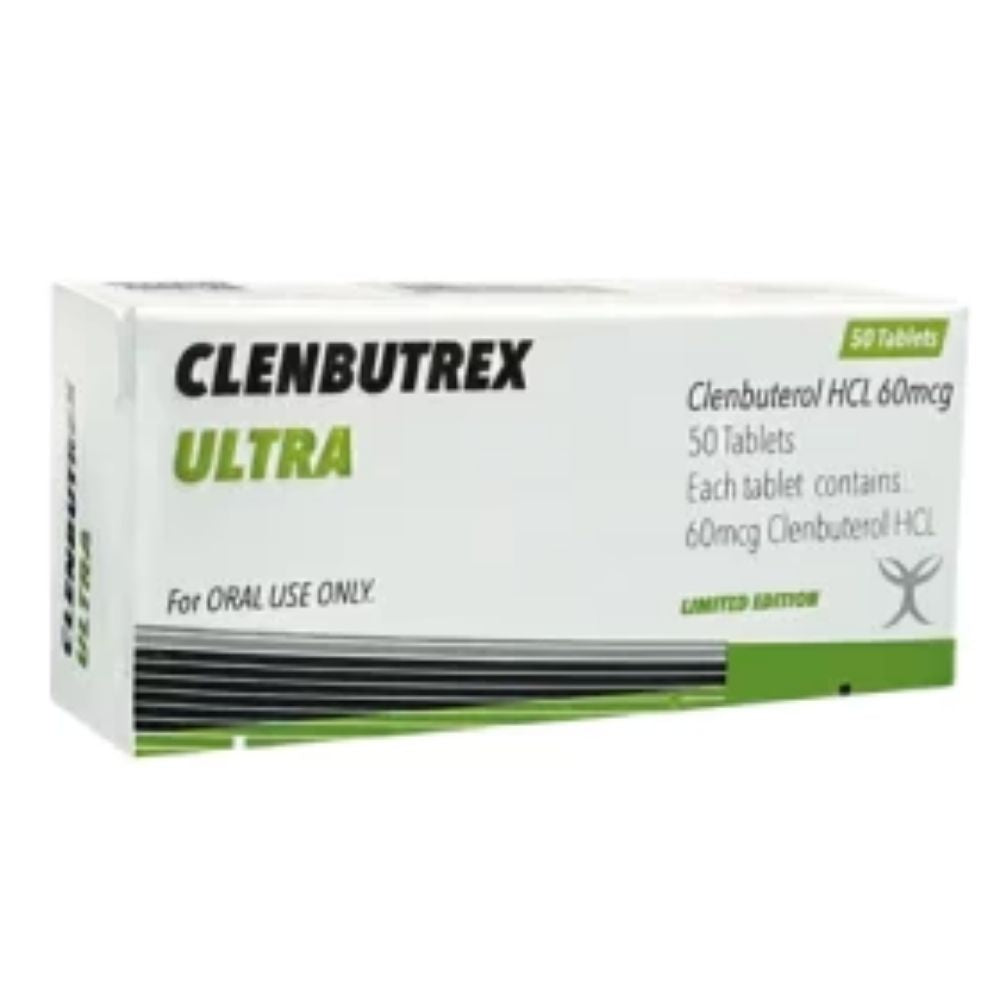 CLENBUTREX ULTRA / CLEMBUTEROL XT LABS 60MCG 50 TABLETAS