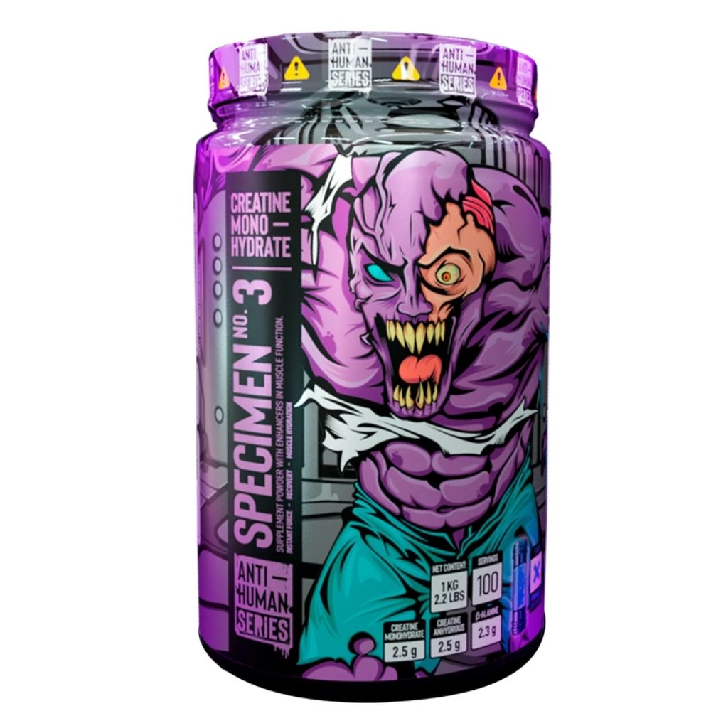 CREATINE MONOHYDRATE SPECIMEN No. 03 ANTI-HUMAN 100 SERVIDAS 1KG. (2.2 LBS)