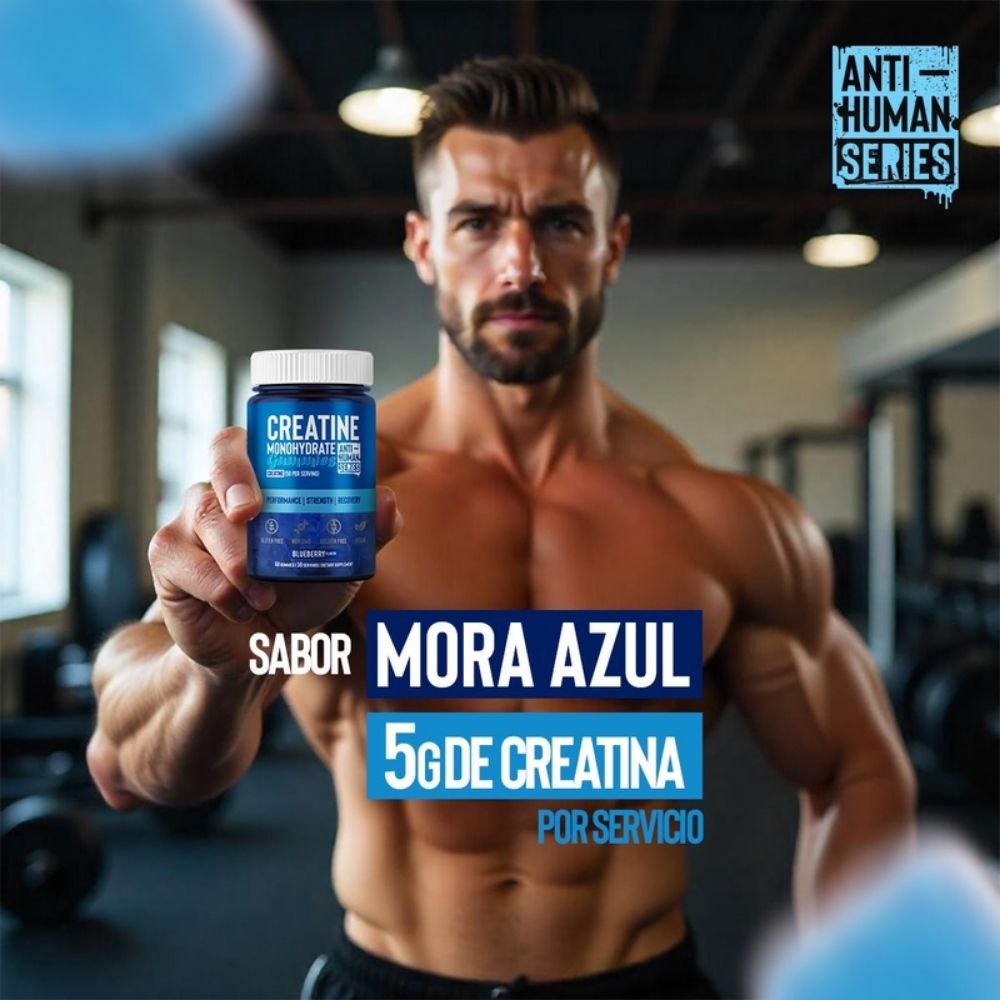 CREATINA MONOHIDRATADA ANTI-HUMAN 60 GOMITAS