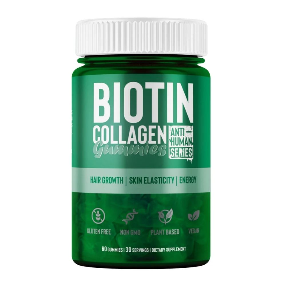 BIOTIN COLAGENO ANTI-HUMAN 60 GOMITAS