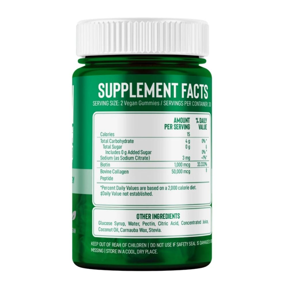 BIOTIN COLAGENO ANTI-HUMAN 60 GOMITAS