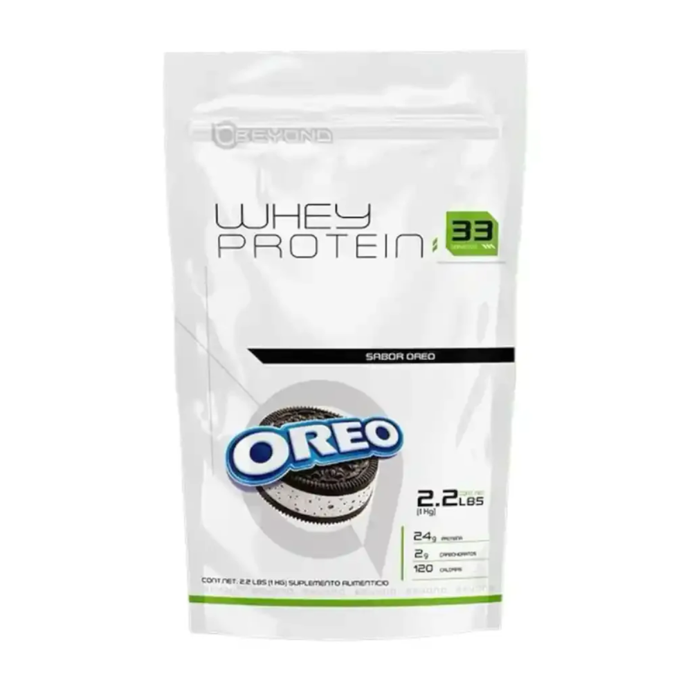 WHEY PROTEIN BEYOND 33 SERVIDAS 2.2LBRS (1KG.)