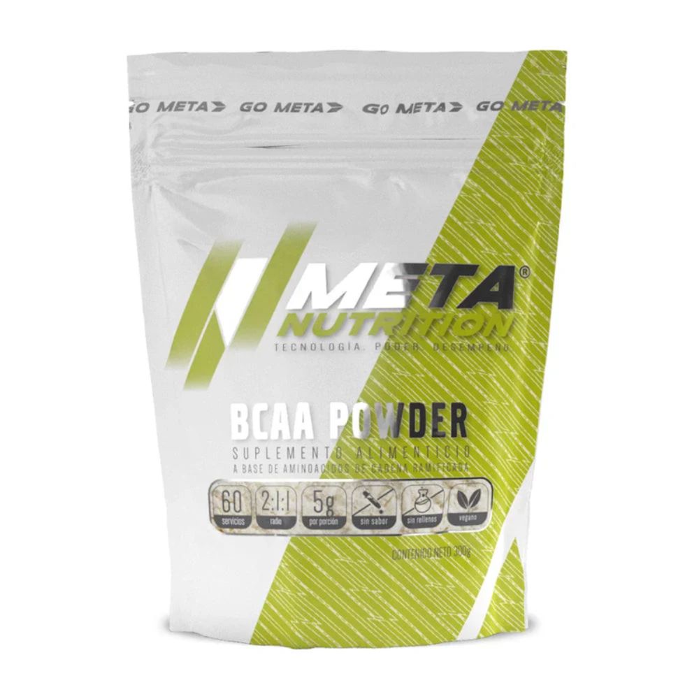 BCAAS POWDER META NUTRITION 60 SERVICIOS