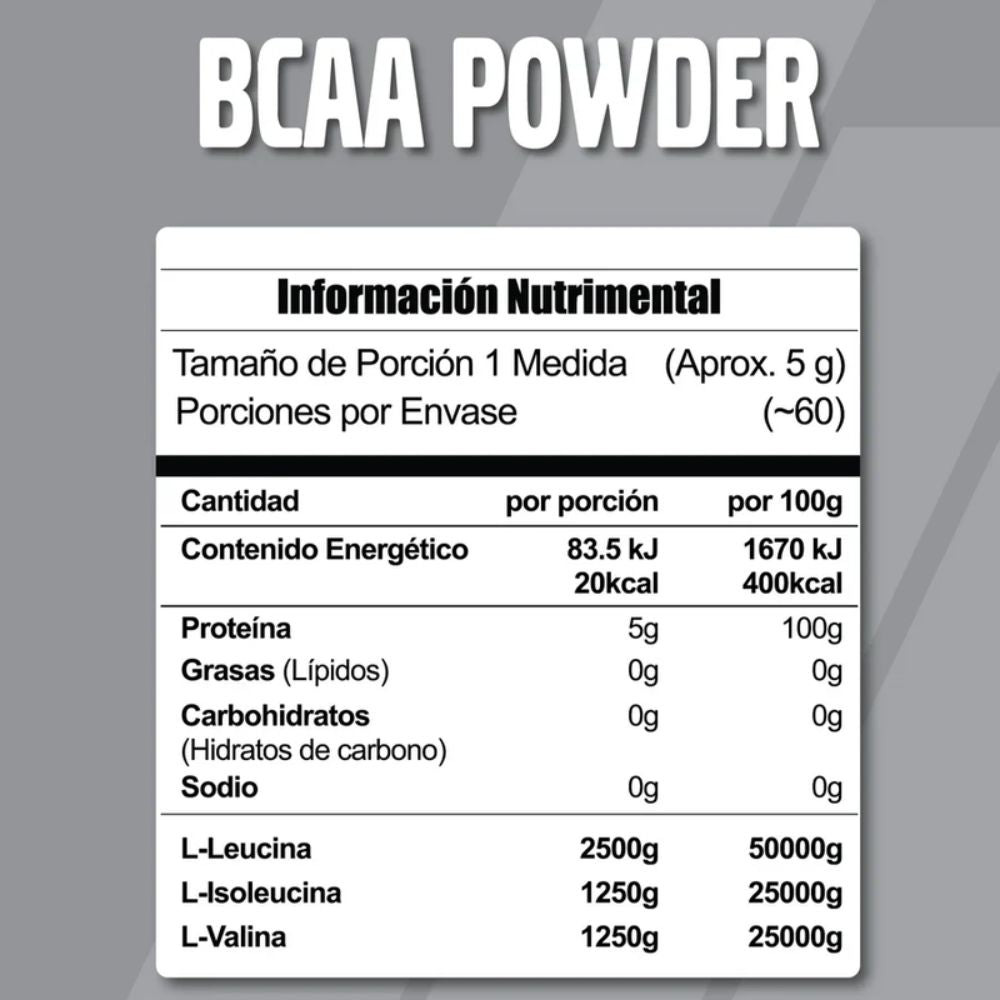 BCAAS POWDER META NUTRITION 60 SERVICIOS