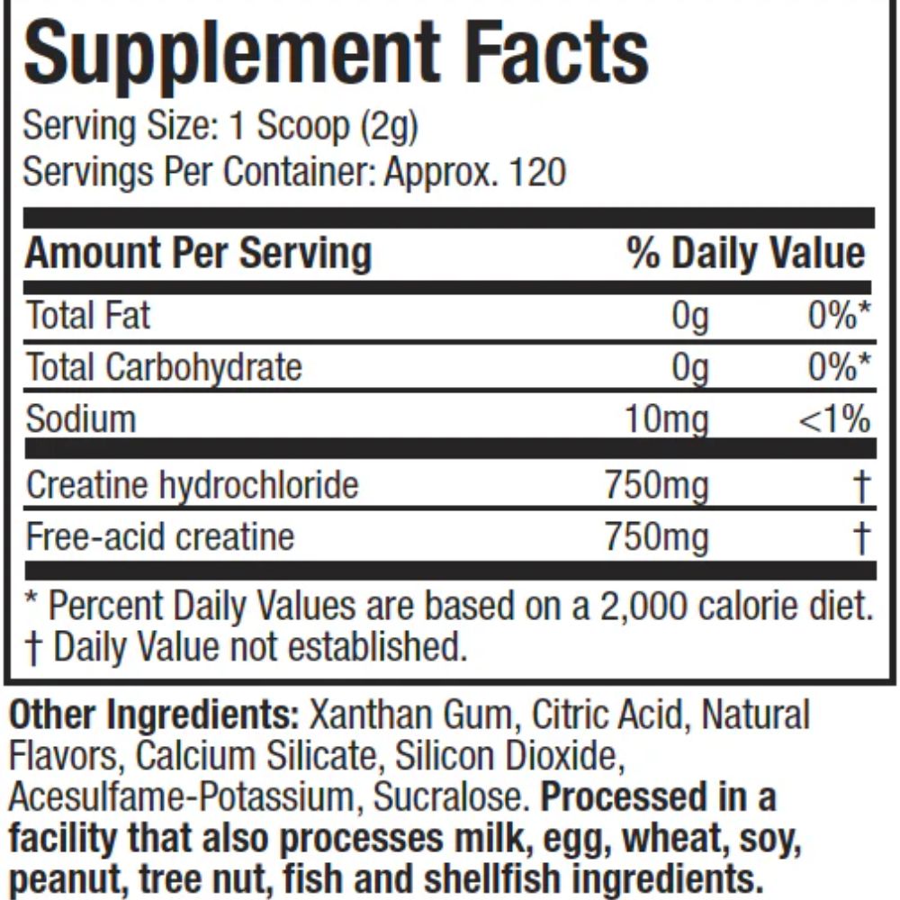 CREATINE HCI CELL TECH CREACTOR MUSCLE TECH 120 SERVICIOS
