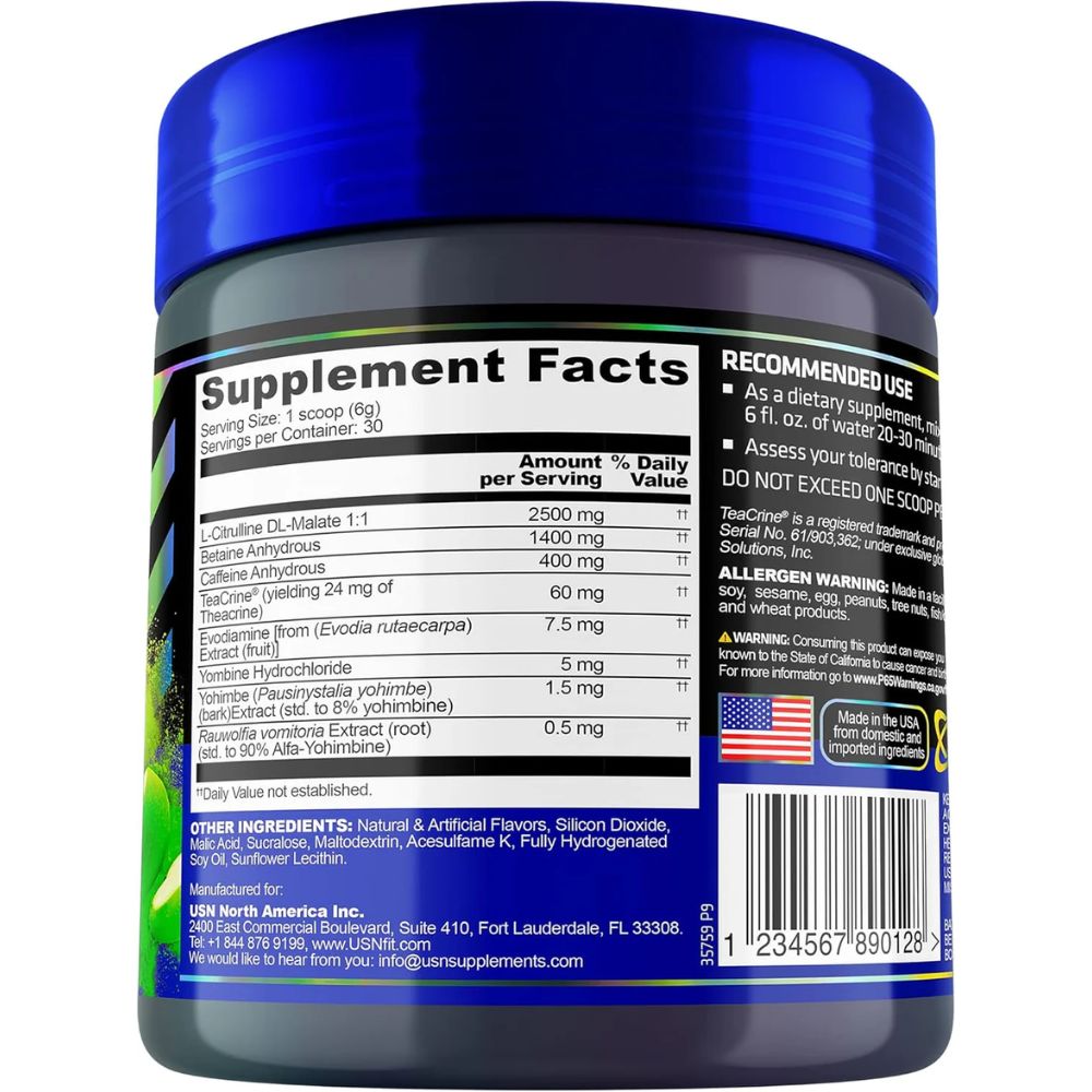 PRE-WORKOUT 3XT USN 30 SERVICIOS