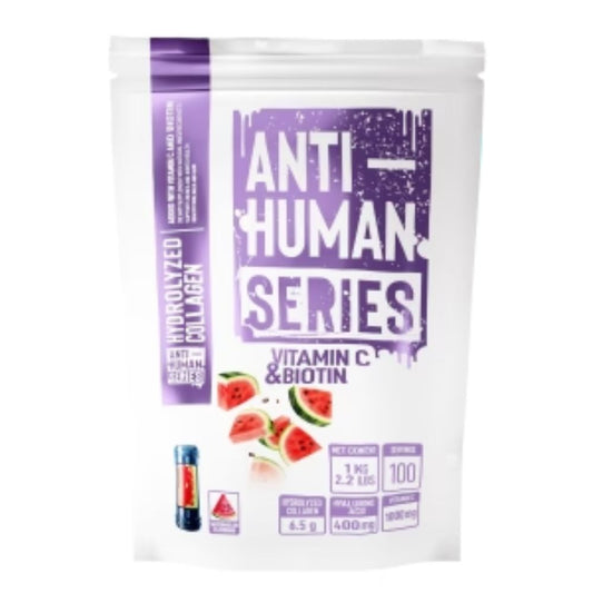COLAGENO HIDROLIZADO+ACIDO HIALURONICO ANTI-HUMAN BOLSA 100 SERVIDAS 1KG. (2.2 LBS)