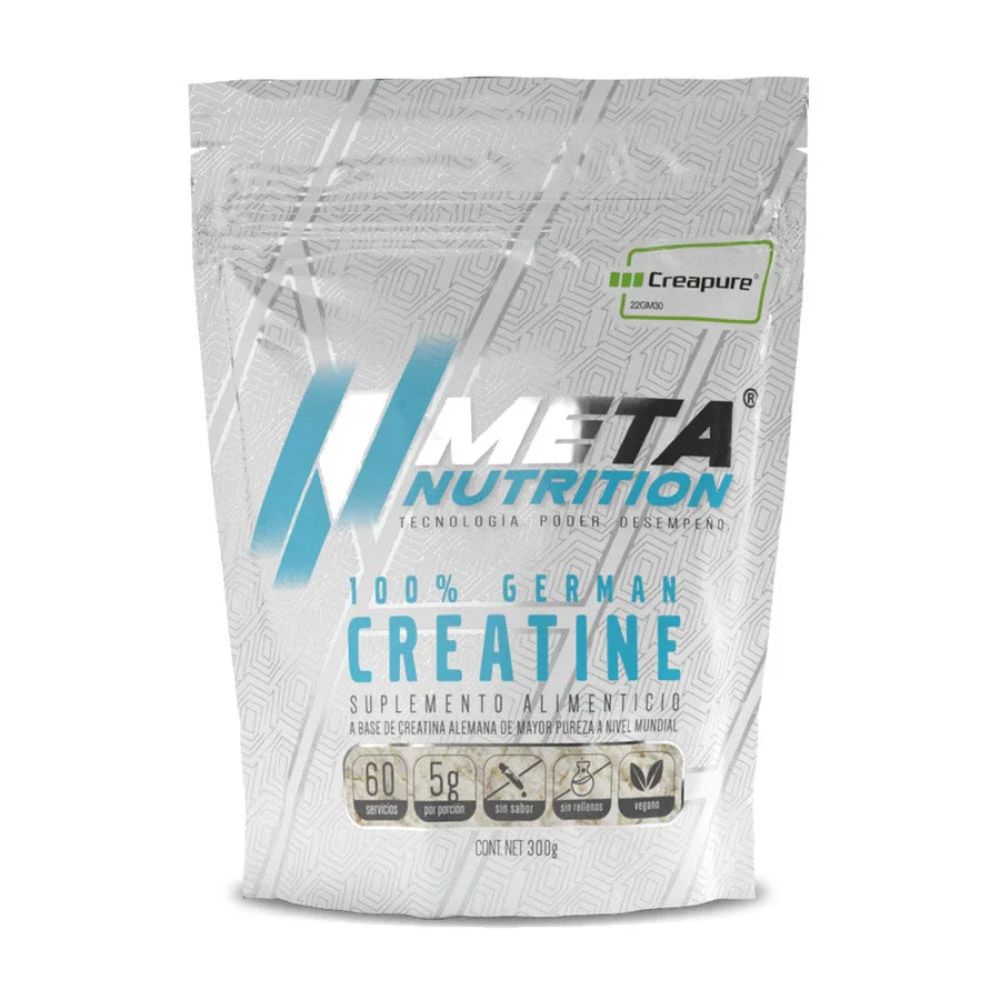CREATINE 100% Creapure® GERMAN META NUTRITION 60 SERVICIOS (300GRS.)