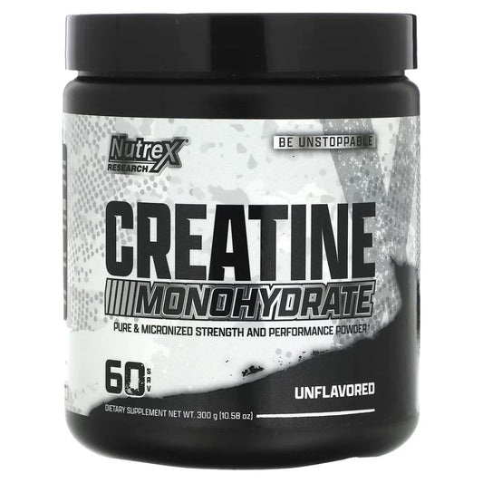 CREATINE MONOHYDRATE NUTREX 60 SERVIDAS 300G