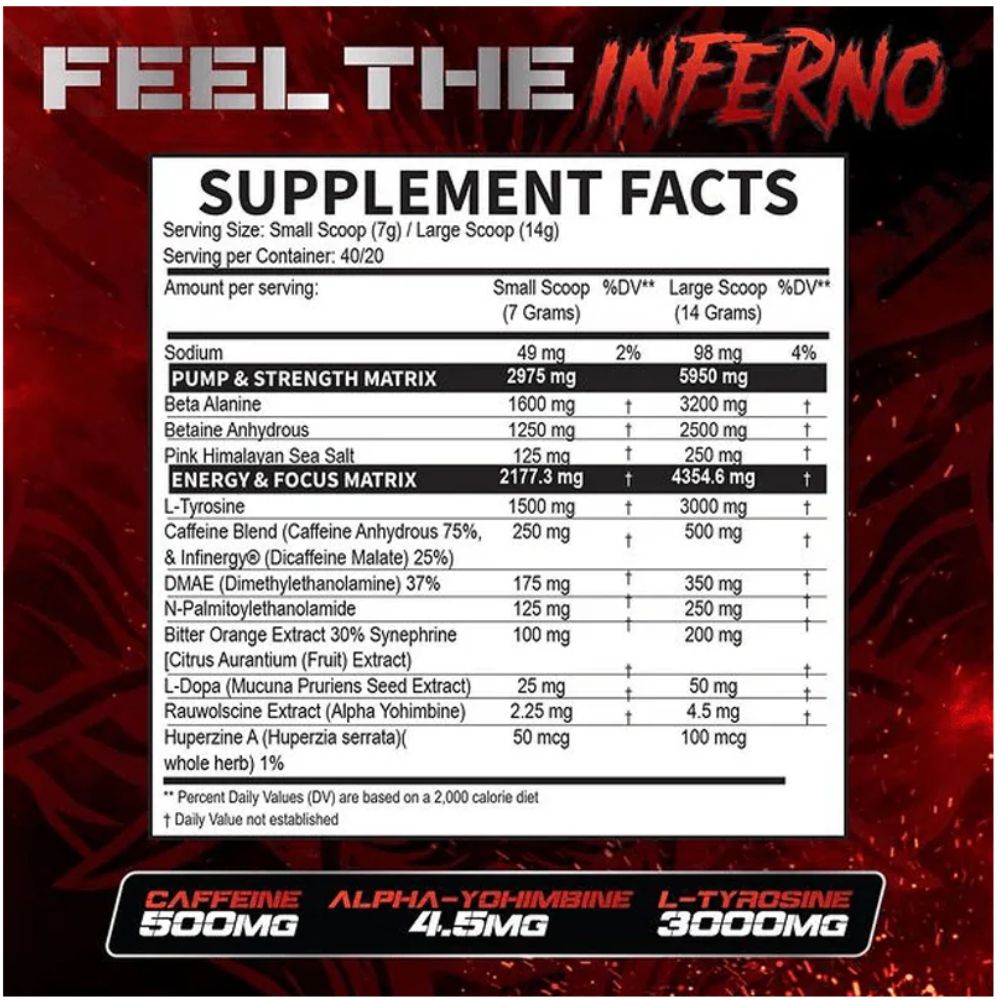 VENOM INFERNO DRAGON PHARMA 40 SERVIDAS