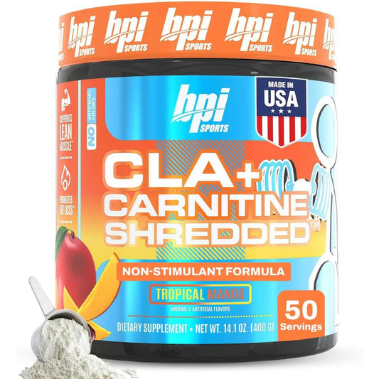 CLA+CARNITINE SHREDDED BPI SPORTS 50 SERVIDAS