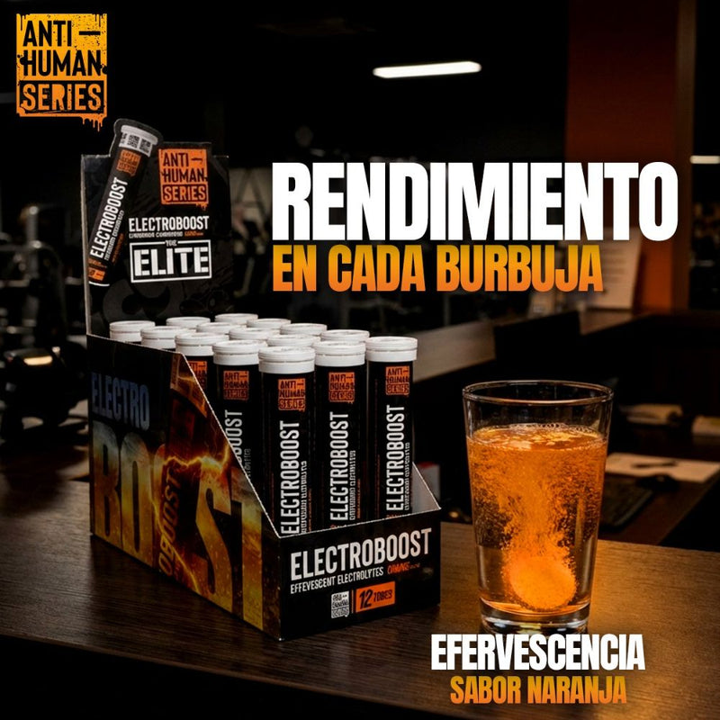 ELECTROLYTES  ELECTROBOOST EFERVECENT ANTI-HUMAN 20 TABLETAS PASTILLAS