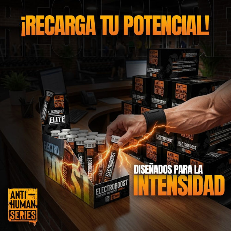 ELECTROLYTES  ELECTROBOOST EFERVECENT ANTI-HUMAN 20 TABLETAS PASTILLAS