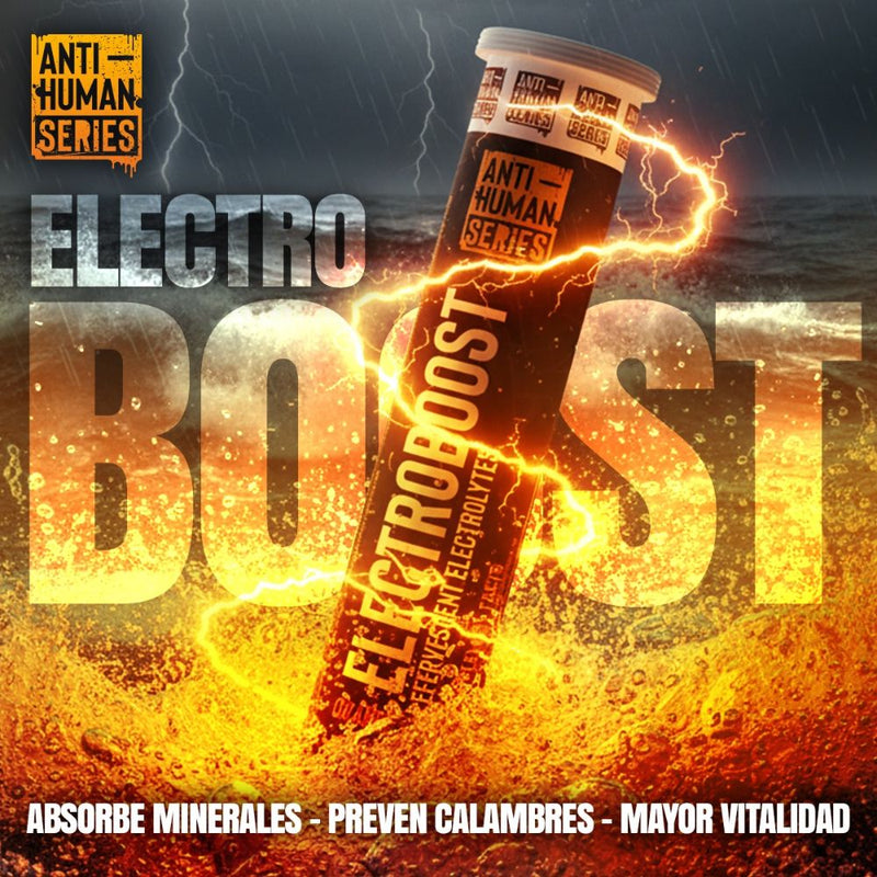 ELECTROLYTES  ELECTROBOOST EFERVECENT ANTI-HUMAN 20 TABLETAS PASTILLAS
