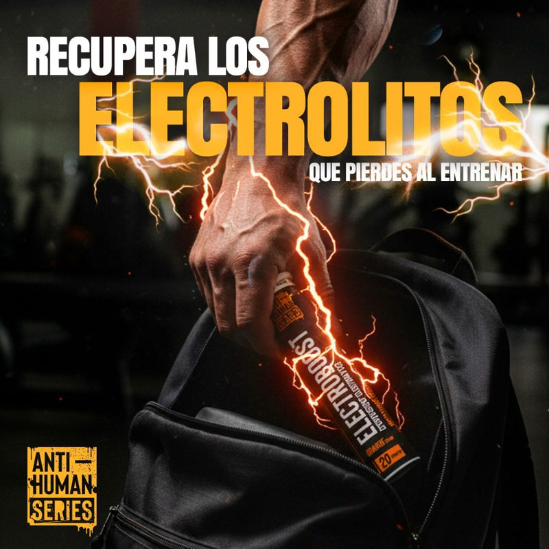 ELECTROLYTES  ELECTROBOOST EFERVECENT ANTI-HUMAN 20 TABLETAS PASTILLAS