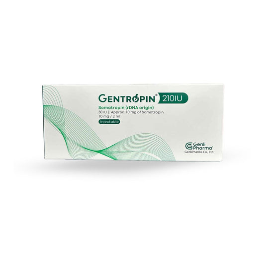 GENOTROPIN 210 IU SOMATROPIN (rDNA ORIGIN) GENLIPHARMA 7 VIALES (CADA VIAL 30 UI/10mg.)
