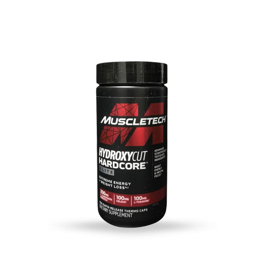 HYDROXYCUT HARDCORE ELITE MUSCLETECH RESEARCH 100 CAPSULAS