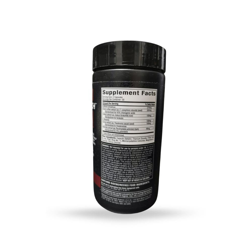 HYDROXYCUT HARDCORE ELITE MUSCLETECH RESEARCH 100 CAPSULAS