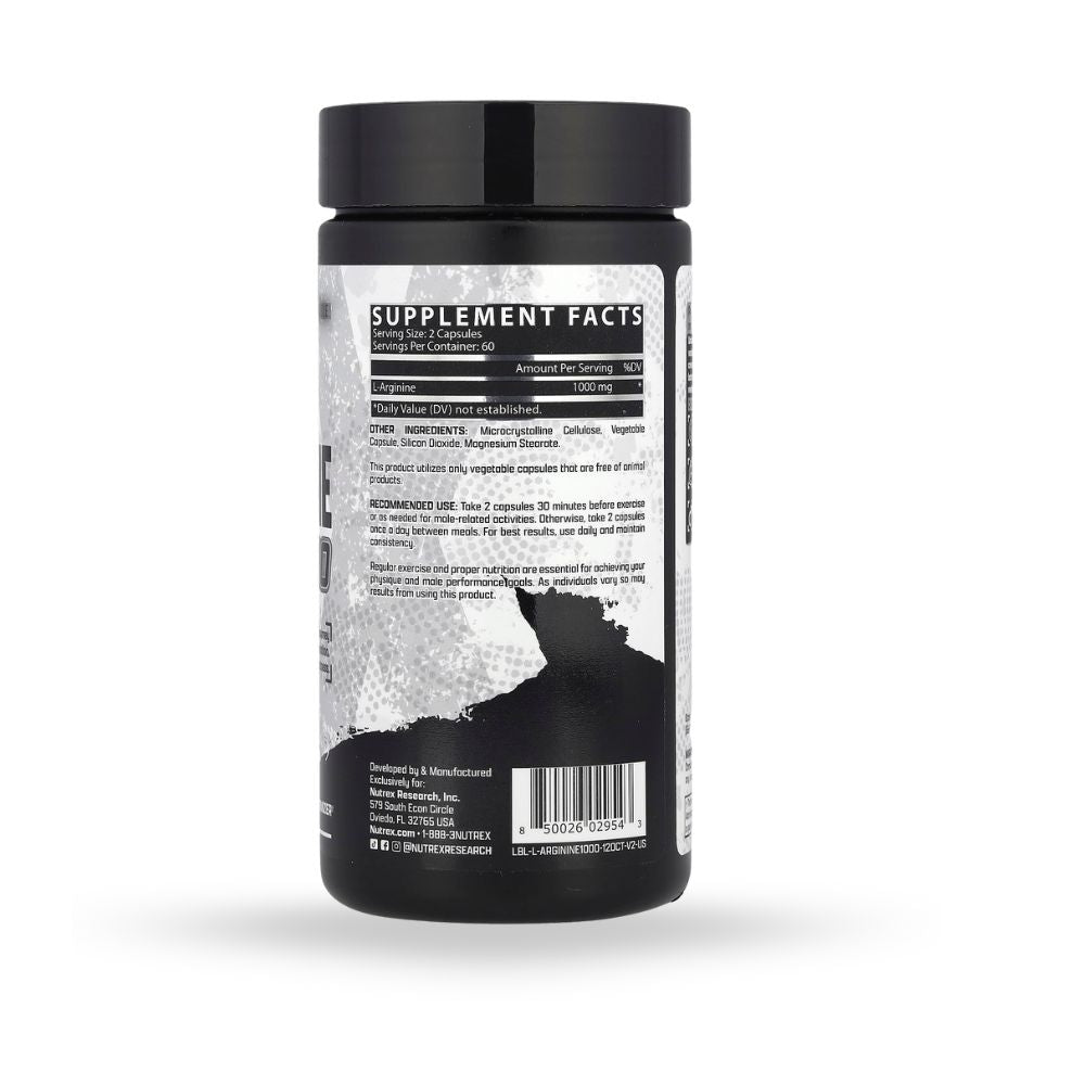 L-ARGININE NUTREX 120 CAPSULAS