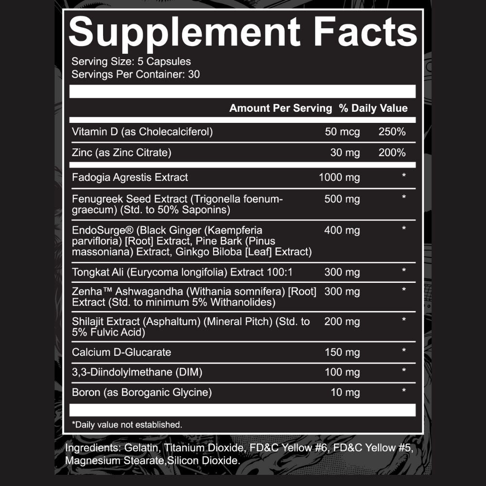 PHAGE EXTREME TEST BOOSTER NUTRIFITT 150 CAPS. (30 SERVIDAS)