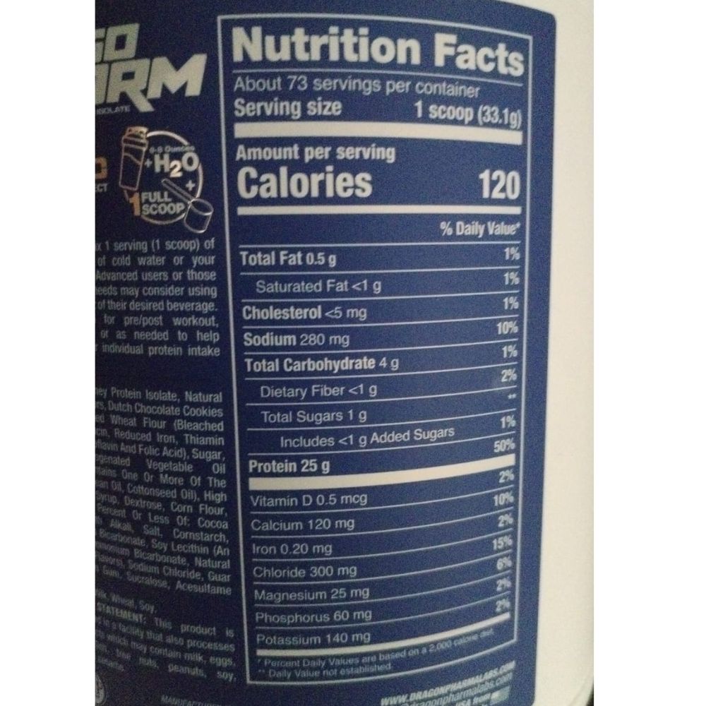 ISOPHORM HYDROLIZED ISOLATE 5LB 69 SERVIDAS DRAGON PHARMA