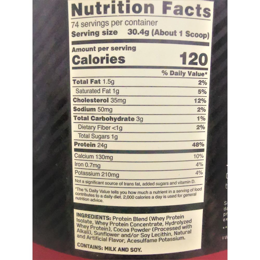 WHEY GOLD STANDARD OPTIMUM NUTRITION 74 SERVIDAS 5LBS (2.22KG)