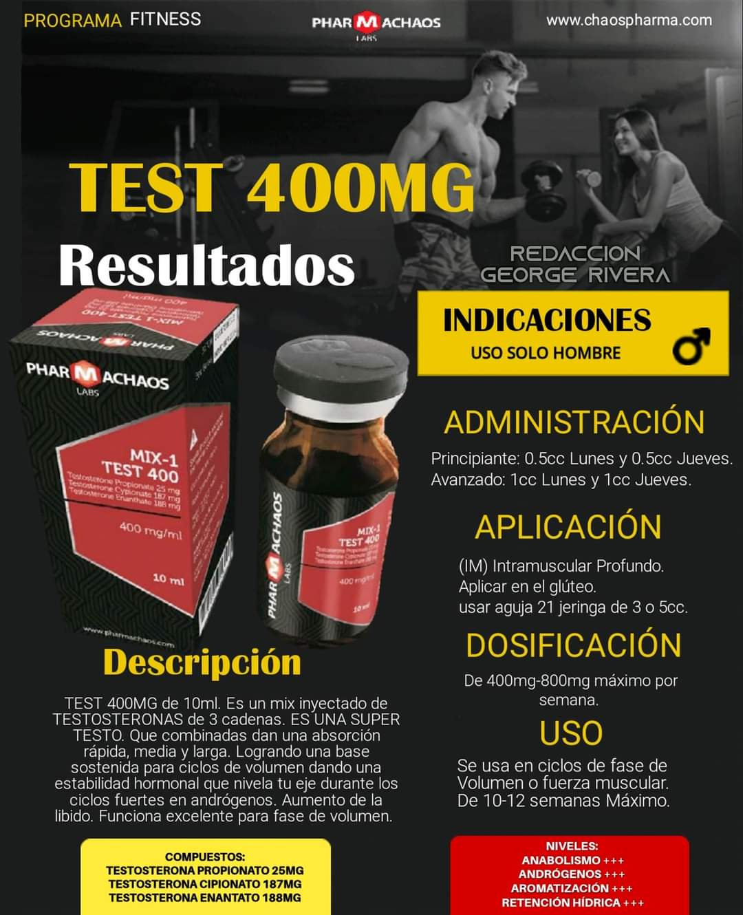 MIX-1 TEST 400 PHARMACHAOS