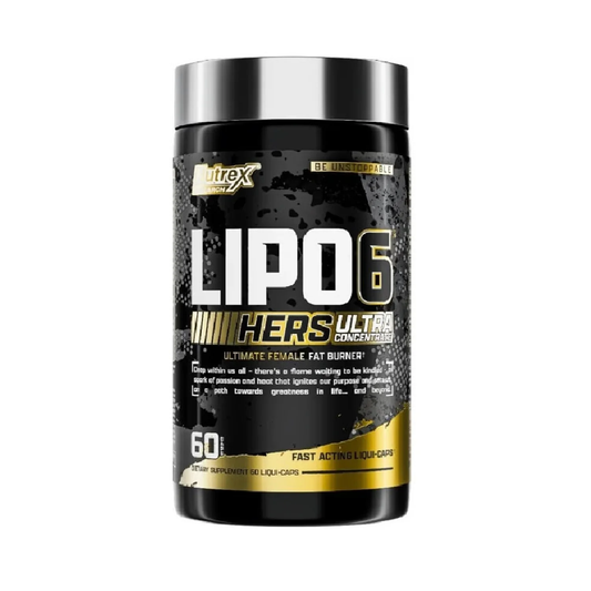 LIPO 6 BLACK HERS CONCENTRATE NUTREX RESEARCH 60 CAPSULAS
