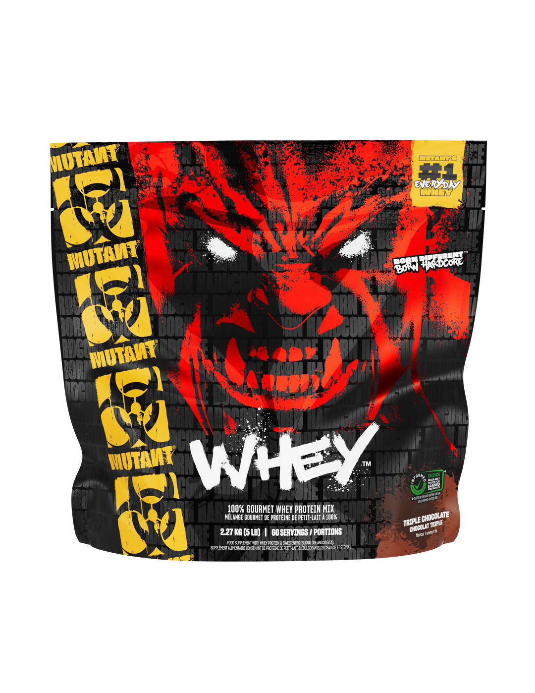 WHEY PROTEIN MUTANT 61 SERVICIOS 5LBS. (2.27 KGS.)